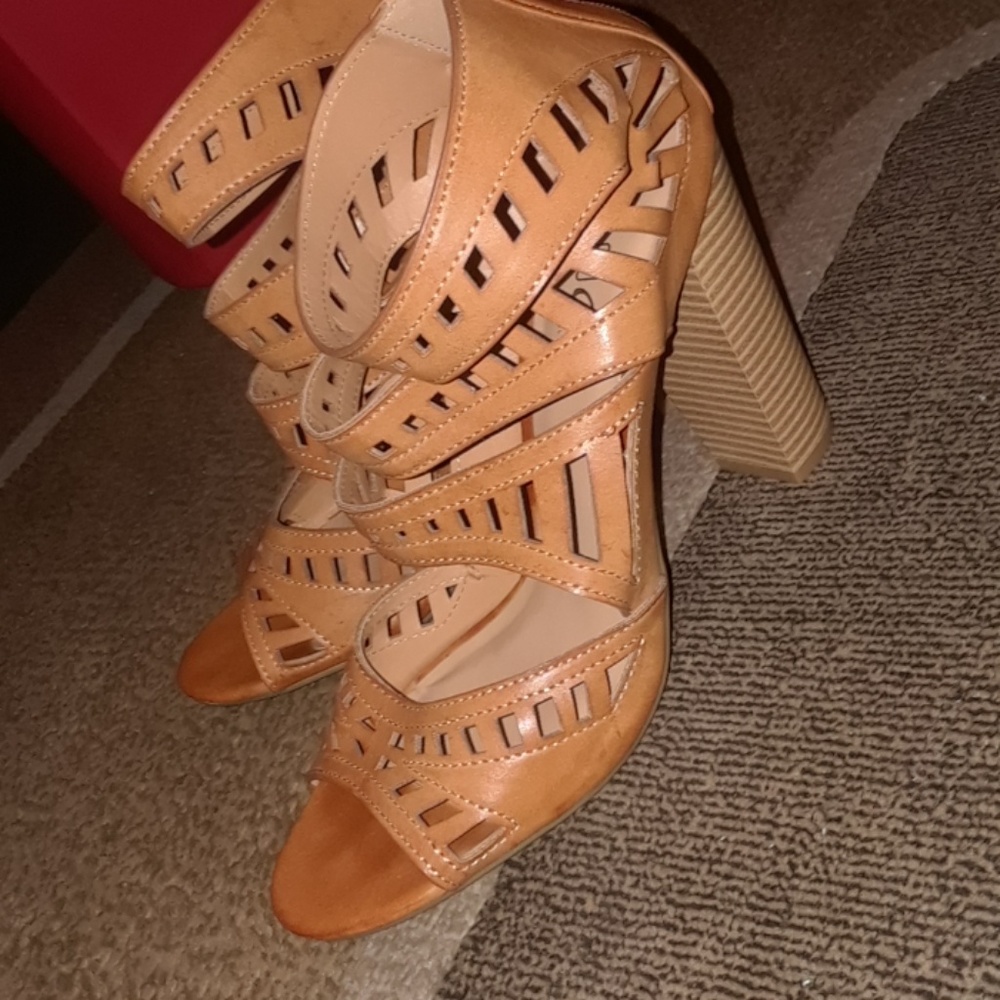 Brown heels